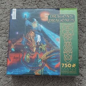 Dragons and Wizards 750-Piece Puzzle